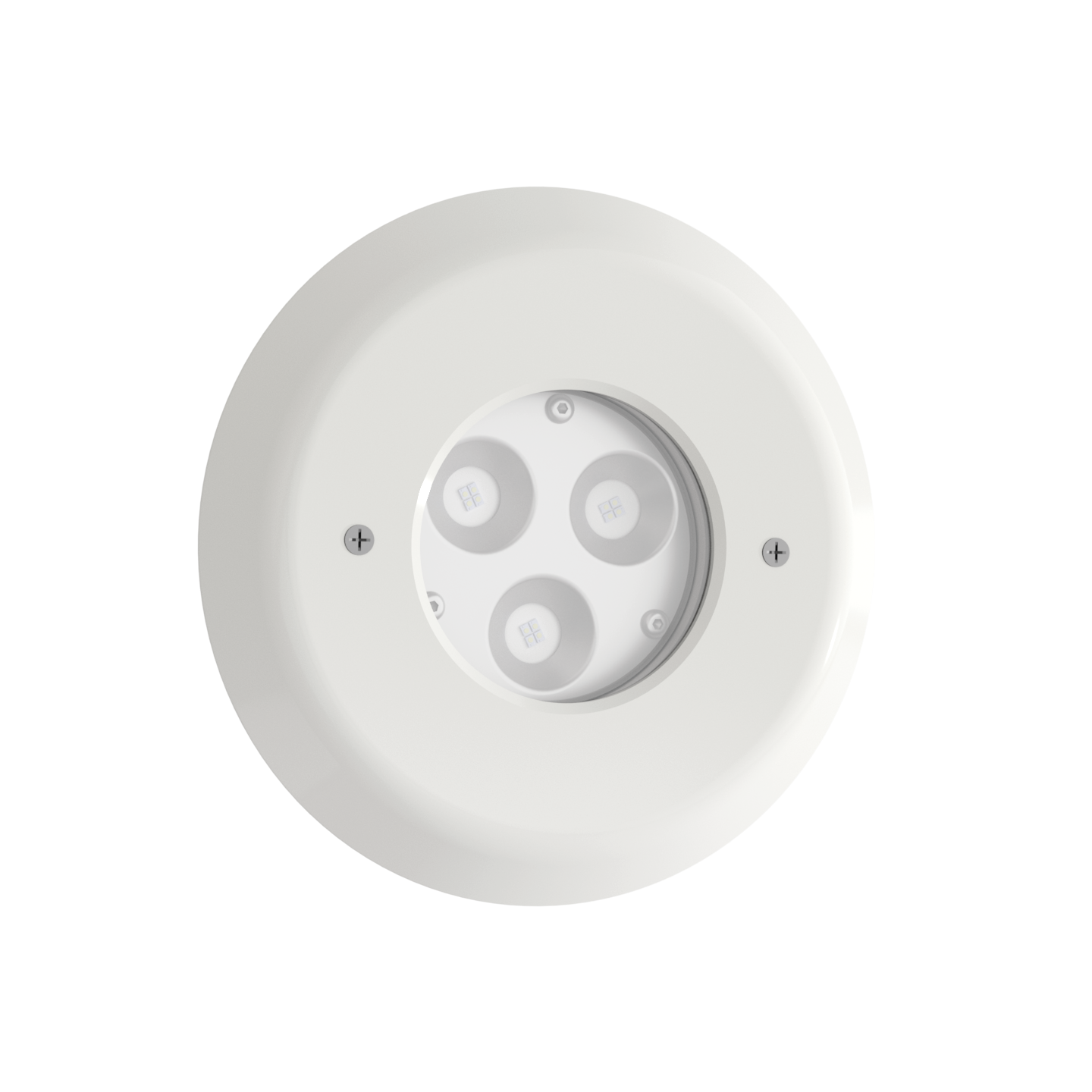 Teclumen Mini LED underwater pool light with stainless steel 316L housing for compact pool installations